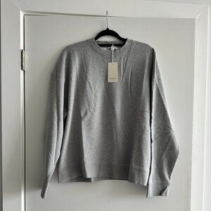 SUNSPEL RELAXED SWEATSHIRT TOP GREY MELANGE - NWT Size XL
